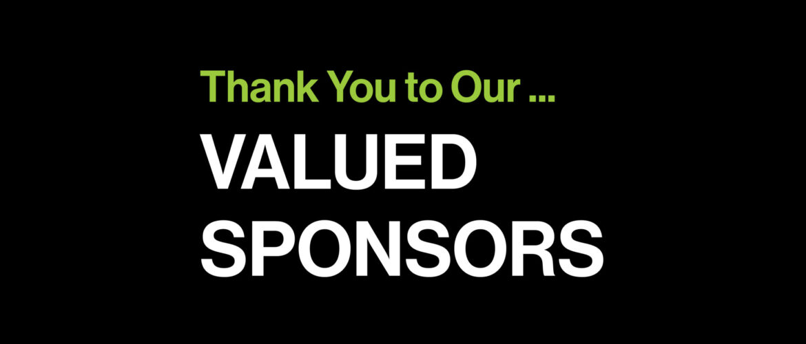 Thank You to our Valued Partners and Sponsors