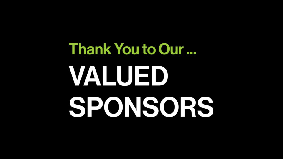 Thank You to our Valued Partners and Sponsors