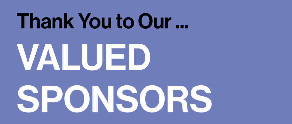 Thank You to our Valued Sponsors