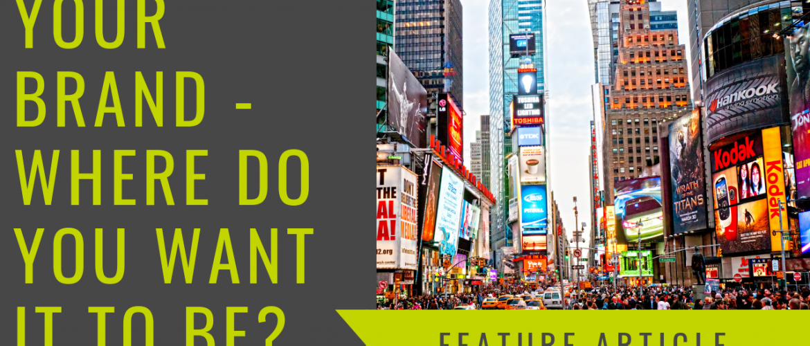 Your brand – Where do you want it to be?