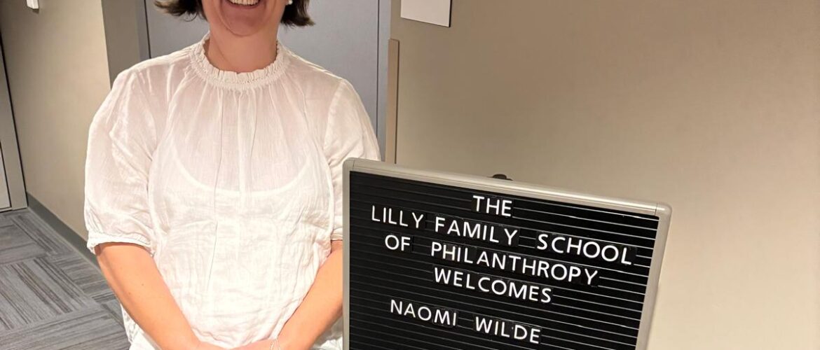 Total immersion – Visiting Scholar at the Lilly Family School of Philanthropy 