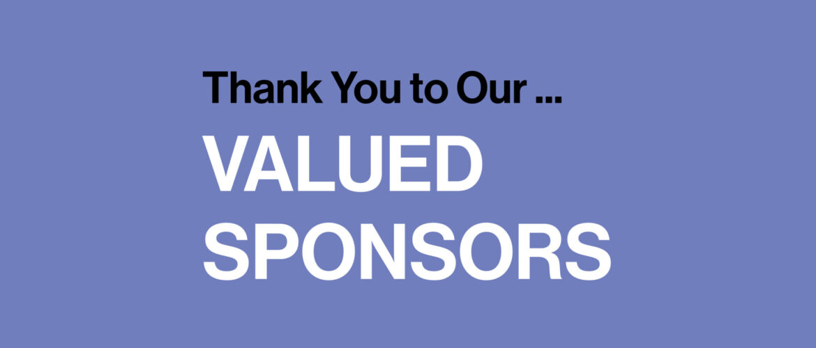 Thank You to our Sponsors
