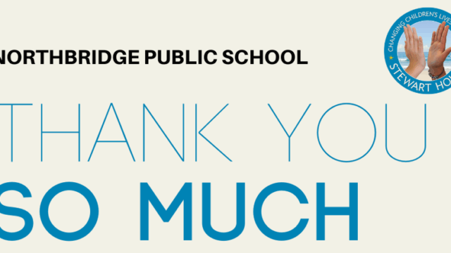 Thank You from Stewart House!