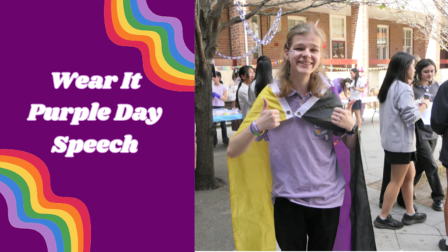 Wear it Purple Day Speech