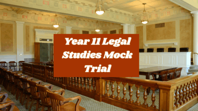 Year 11 Mock Trial Team