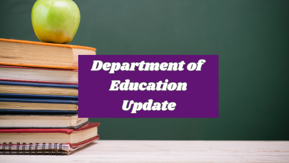 Department of Education Update