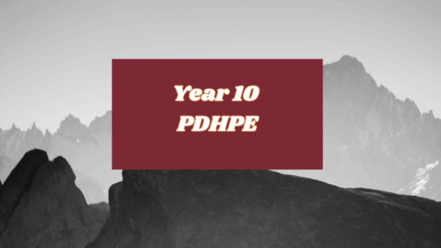 Year 10 PDHPE