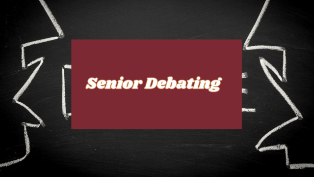 Senior Debating Update