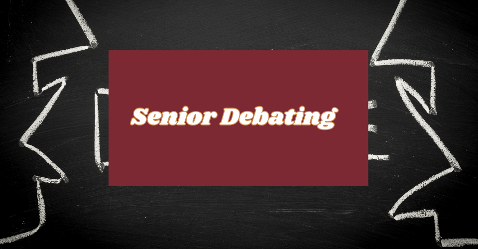 Senior Debating Update