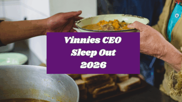 Vinnies CEO Sleep Out 2026