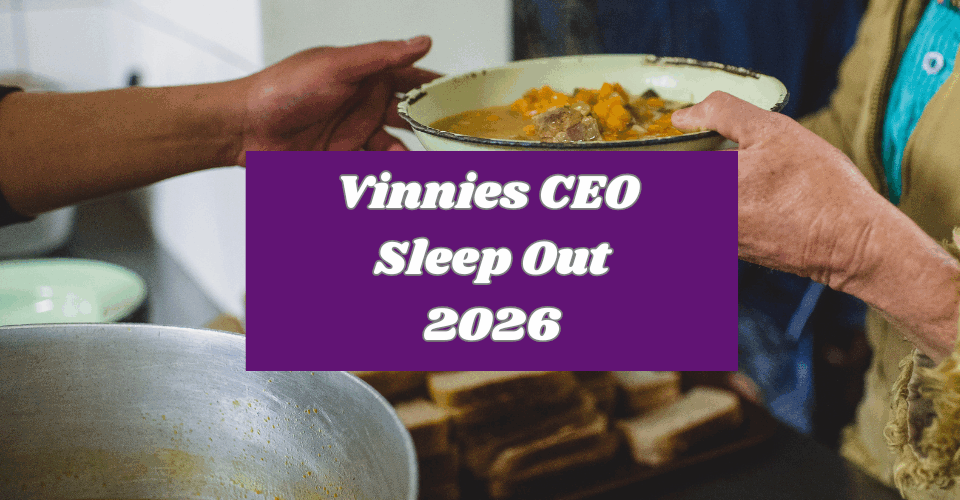 Vinnies CEO Sleep Out 2026