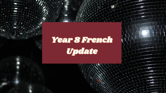 Year 8 French Update