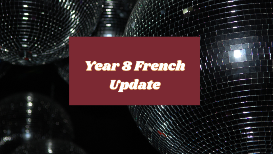 Year 8 French Update