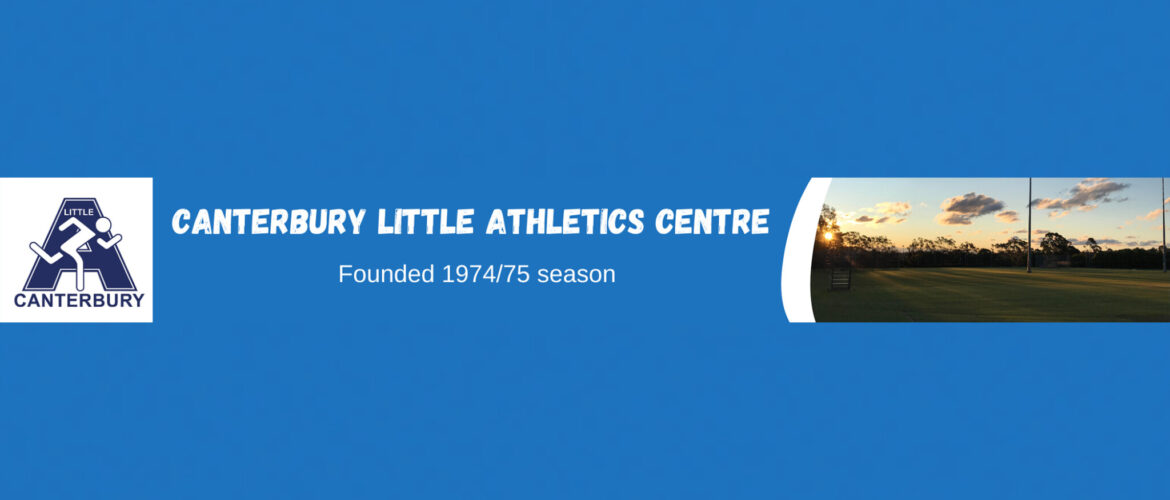 Athletics Update &#8211; Canterbury Little Athletics Centre