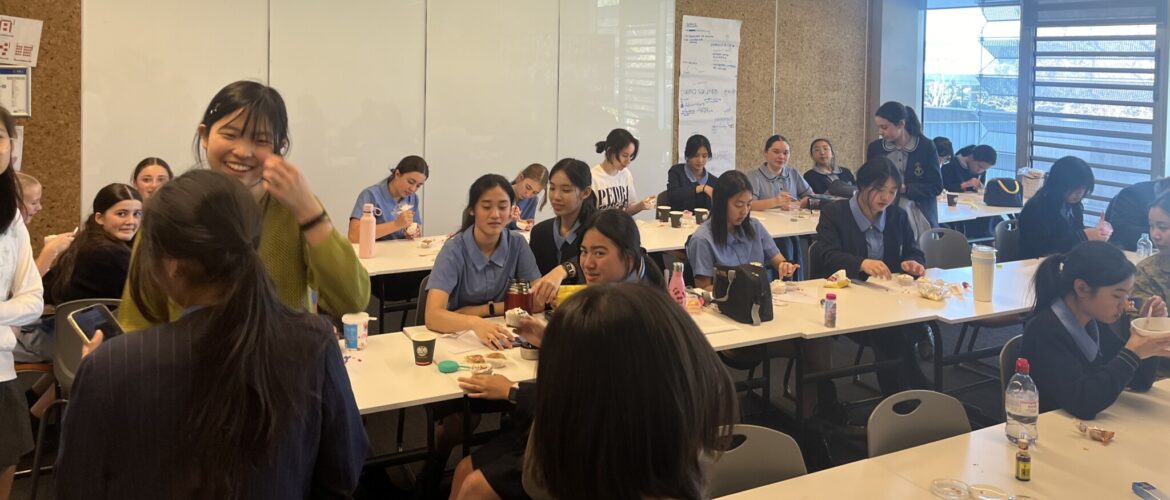 Students Baking and Crafting to help the Homeless