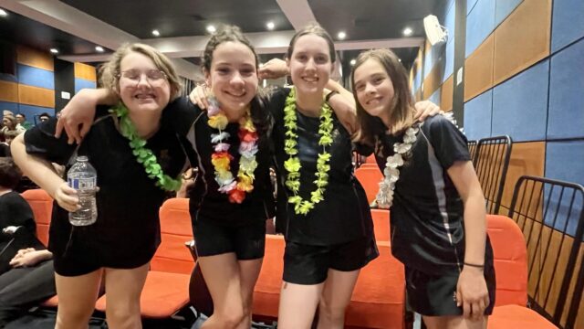 MLC School’s Junior Theatresports team at Impro Australia’s semi-finals school challenge