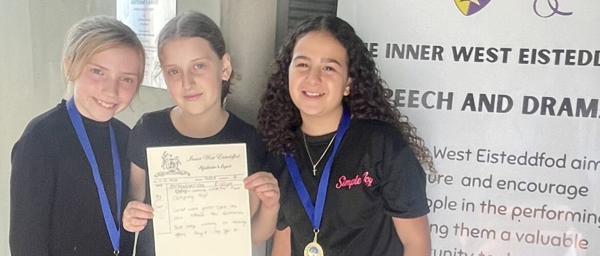Speech and Drama students shine at the Inner West and Sydney Eisteddfods