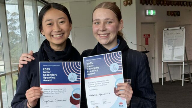 Public Speaking Students Embrace Competition