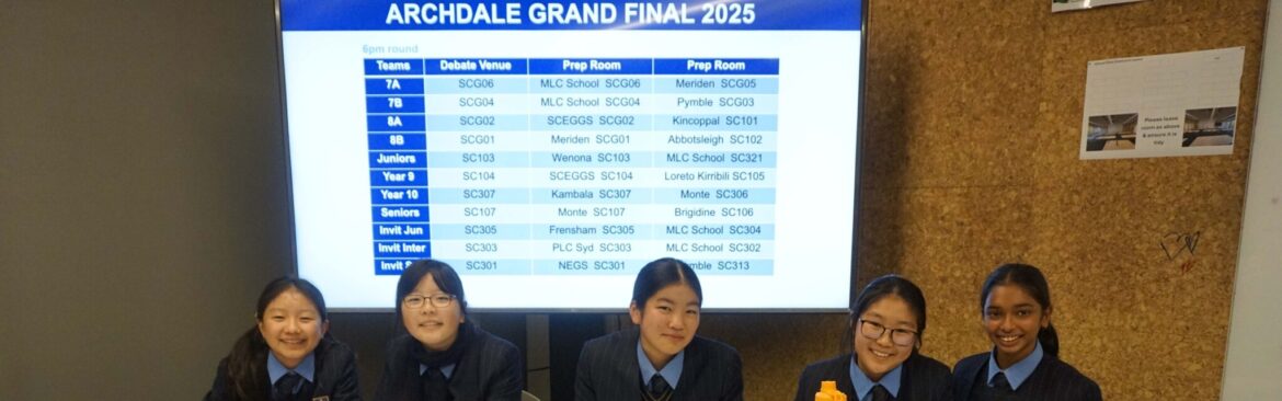 Five MLC School Teams Compete in Archdale Grand Final