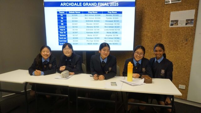 Five MLC School Teams Compete in Archdale Grand Final