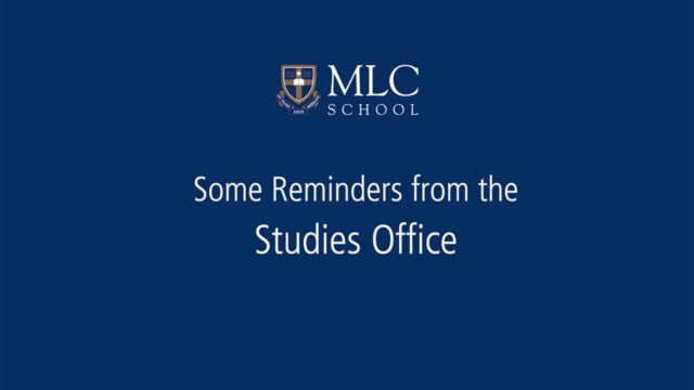 From the Studies Office – Reminders on Absentee Notifications and Lost Property