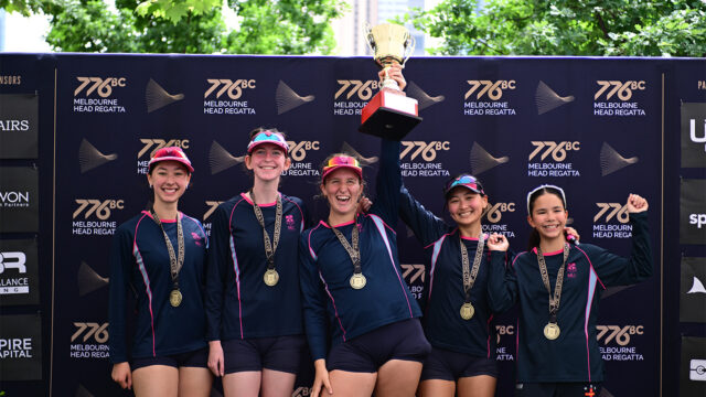 Head of the River – Gold All the Way for MLC School Rowing!