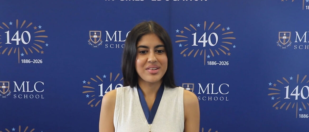 Congratulations Sophia – ATAR 99.95, Winner of the Rev Dr Charles J. Prescott Medal
