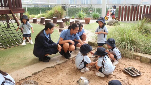 Pre-Kindergarten Enjoy a Visit from Year 11 and 12 Psychology Students