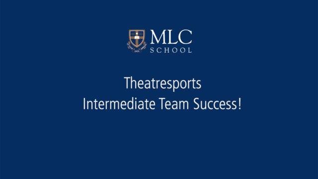 MLC School Intermediate Theatresports Team Wins Through