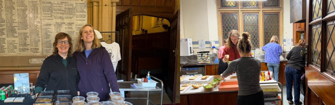Staff Volunteer at Early Bird Café for the Homeless