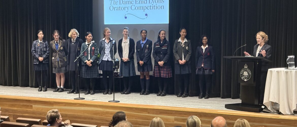 Representing MLC School at the highest level in Public Speaking