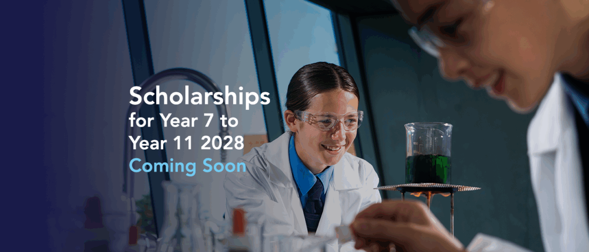 Year 7 to Year 11 Scholarships in 2028 Open on Monday