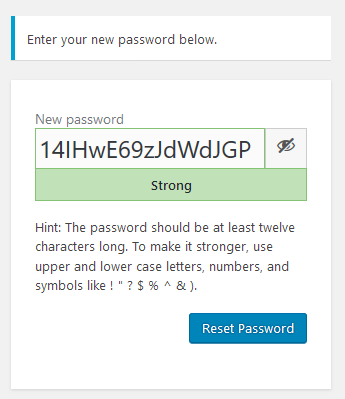 Resetting your password – Buzz Knowledgebase