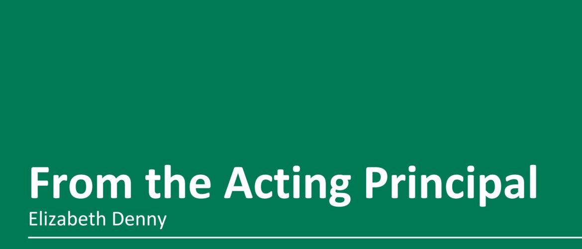 Principal&#8217;s Message