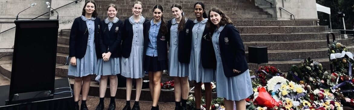 Girls Speak at NSW RSL and Schools Remember ANZAC Commemoration