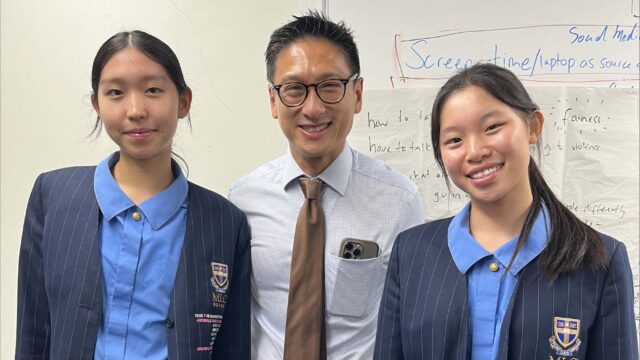 Jocelyn and Stephanie represent at the Strathfield Youth Advisory Board!