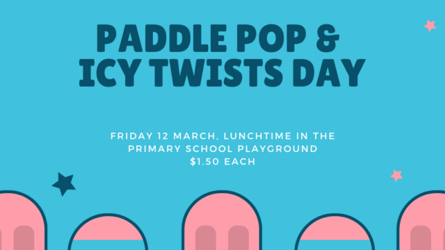 Primary School Paddle Pop and Icy Twists Day