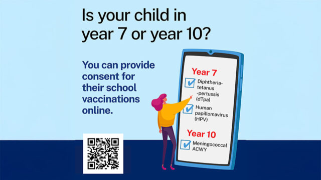 Years 7 and 10 Vaccination Clinic Dates and Online Consent