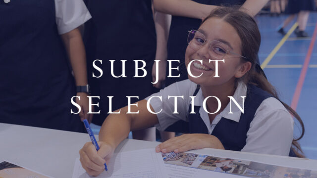 Subject Selection Afternoons Week 4