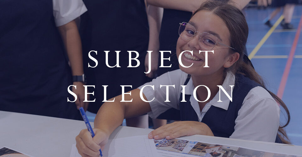Subject Selection Afternoons Week 4