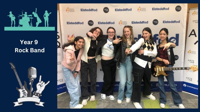 Congratulations to our Year 9 Rock Band &#8211; 2nd place at the SCS Eisteddfod