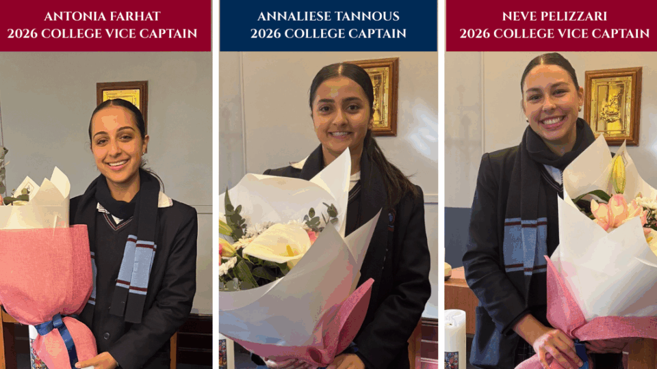 2026 College Captain and Co-Vice Captains announced