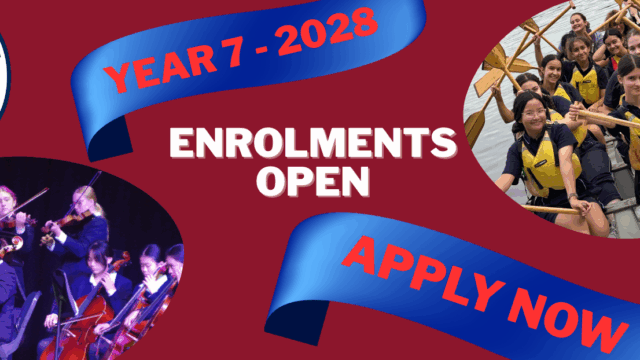 Applications for Enrolment for Year 7 2028 are now open