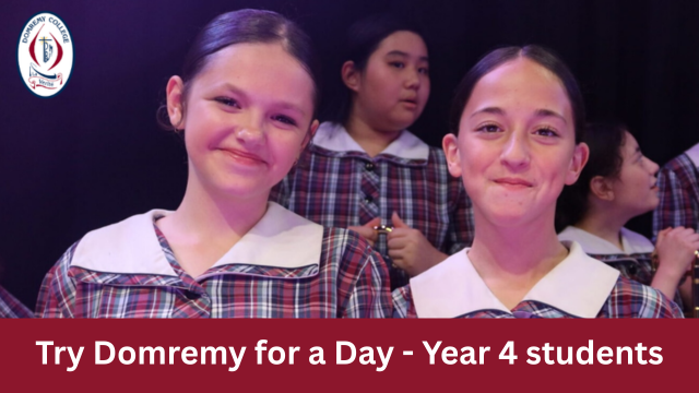 Try Domremy for a Day for Year 4 students – Wednesday 6 May 2026 – Registrations opening mid-March