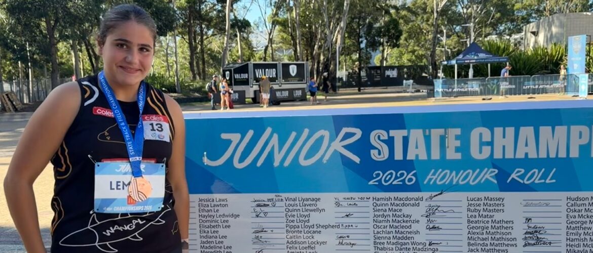 Brilliant result for Alexa at Junior State Athletics Championships