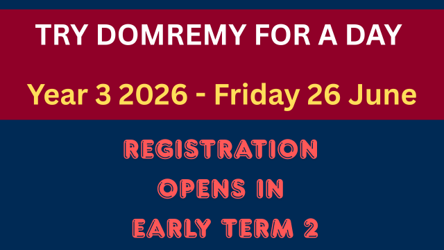Try Domremy for a Day – Year 3