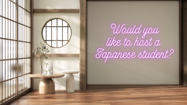 Would you like to host a Japanese student in August?
