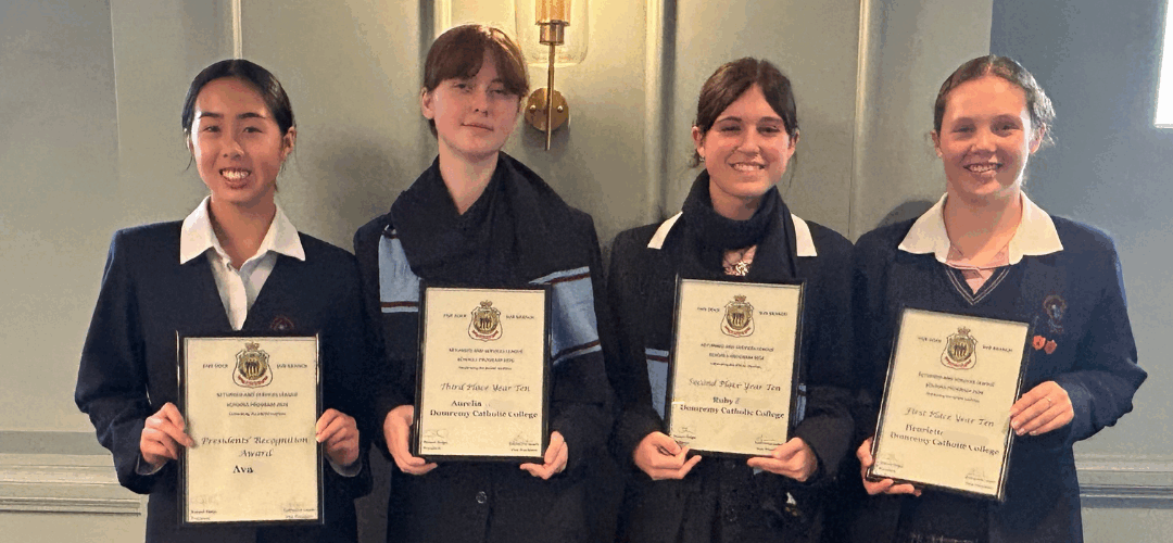 Domremy Students Celebrated for Excellence in ANZAC Activity Schools Award