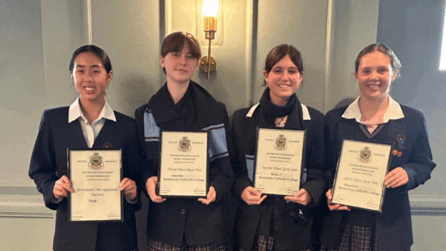 Domremy Students Celebrated for Excellence in ANZAC Activity Schools Award