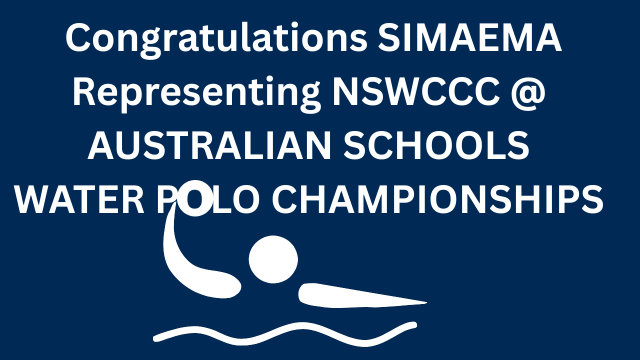 Simaema selected to represent NSWCCC at Australian Schools Water Polo Championships